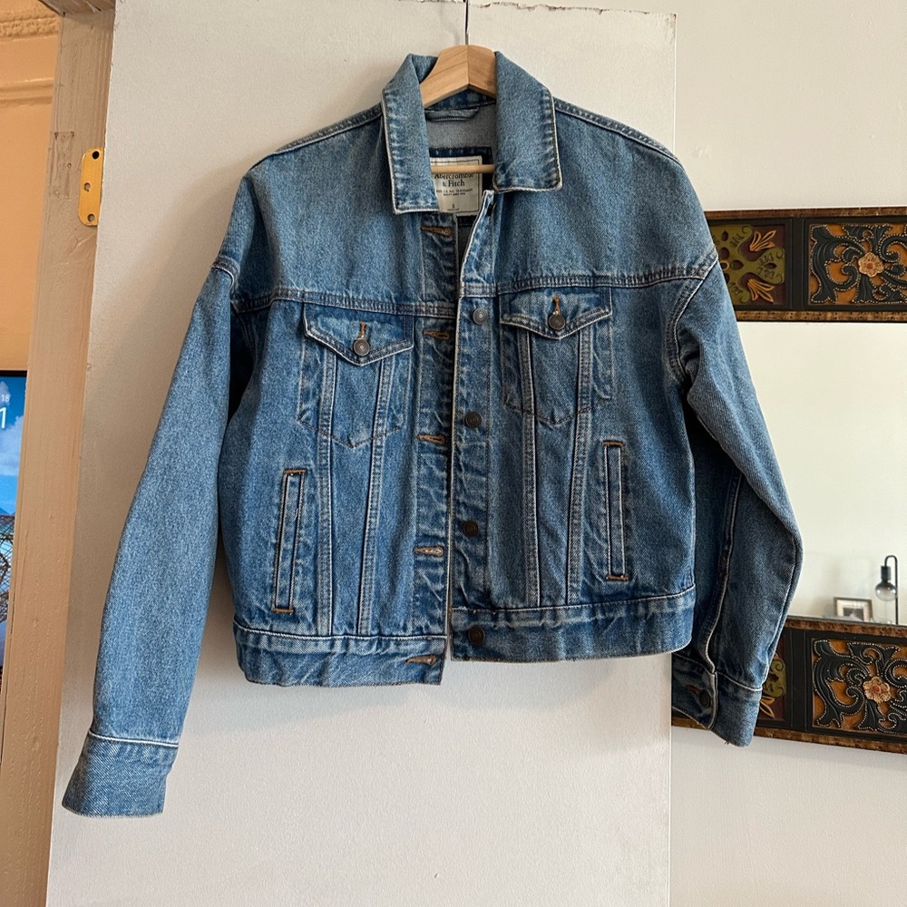 Abercrombie denim jacket, size S